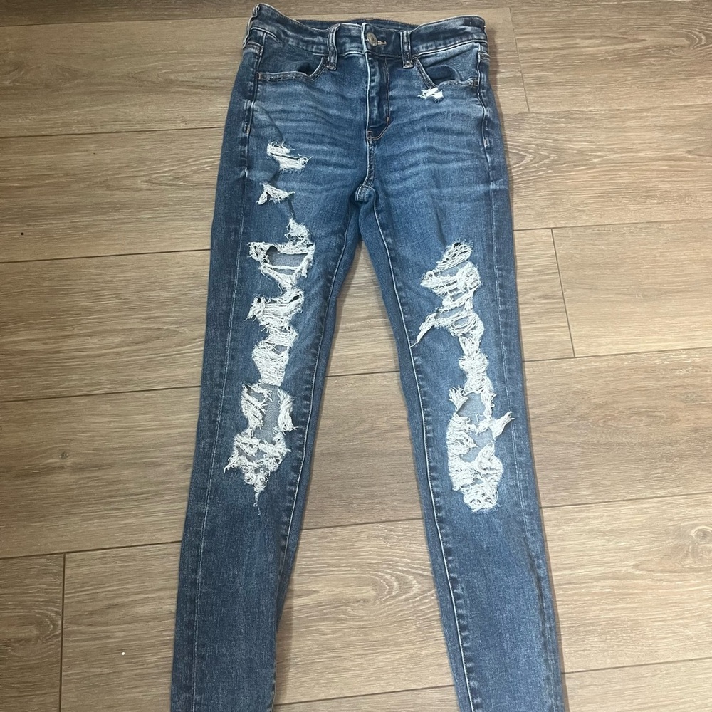 American eagle Distressed Blue Women's Jeans